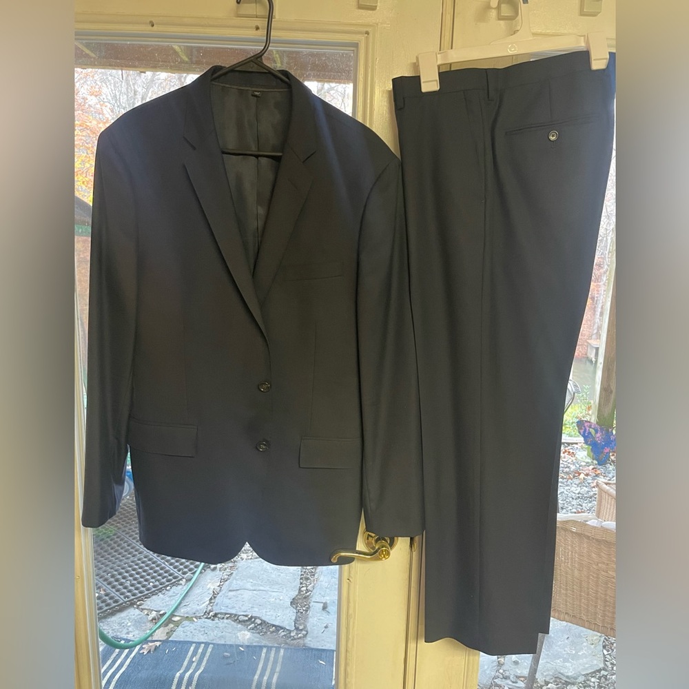 J Crew Ludlow Loro Piana 2 piece suit Deep Navy 44R - 38x30